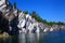 Abandoned marble quarry in Karelia, Russia.