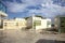 Abandoned market stalls in Mindelo on the island of Sao Vicente in Cape Verde