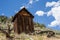 Abandoned mining structure / hut in the Bayhorse Ghost town of Idaho