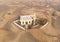 Abandoned mosque in a desert