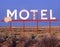 Abandoned motel sign