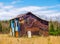 Abandoned Multicolored Barn in North Carolina