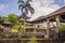 Abandoned and mysterious hotel in Bedugul. Indonesia, Bali Island