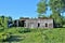 Abandoned old dilapidated wooden house in rural upstate Franklin County, New York, United States