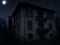 Abandoned old haunted house with dark horror atmosphere in the moonlight