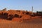 Abandoned old mud houses in Timimoun Algeria