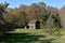 Abandoned old rickety shed and granary