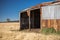 Abandoned outback farming shed in the country