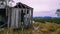 Abandoned outback farming shed in Queensland