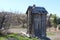 Abandoned outhouse farm shed shack