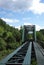 Abandoned railroad bridge