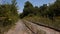 Abandoned railway, Normandy France