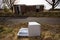 Abandoned refrigerator