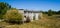 Abandoned residential buildings in village of Orbita near the Chyhyryn Nuclear Power Plant. Abandoned and destroyed