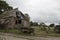 Abandoned ruin of a dutch farmhouse