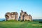 Abandoned ruins of 14th-century Mirow Castle, Poland