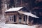 Abandoned Rustic Cabin on Snowy Morning - Appalachian Mountains - Kentucky