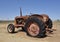 Abandoned Rusting Tractor.