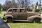 abandoned and rusty american oldsmobile