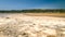 Abandoned salt pans in Carloforte, San Pietro Island, Sardinia.