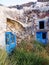 Abandoned Santorini island view. Cyclades, Greece