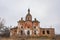 Abandoned Savior Church in Saltykovo, an inactive Christian church, an abandoned church