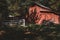 Abandoned Scenic Red Barn + Split Rail Fence - Netherland Tavern - Virginia