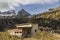 Abandoned ski lift station in the Presanella