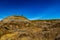 Abandoned Star Mine high on a hill. Drumheller Alberta Canada