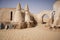 Abandoned Star war village in Sahara desert Tunisia