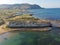 Abandoned steamer stranded, rusty old cruise steamer, ship skeleton, stranded ship