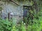 Abandoned Stone Cottage, Overgrown With Weeds, Greece