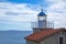 Abandoned stone lighthouse, Greece.