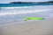 Abandoned surf board on the beach, Carmel-by-the-Sea, Monterey Peninsula, California