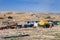 abandoned tanks in a Bedouin village. Israel