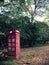 Abandoned telephone booth in the ancient city of Polonnaruwa, Sr