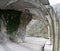 Abandoned tunnels and old road Adler - Krasnaya Polyana. Sochi, Russia