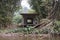 Abandoned and unfinished old home along the river in Thailand