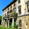 Abandoned Villa Becker in Turin city, Italy. Art, architecture and splendour