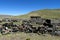 Abandoned village house in Bolivia mountains