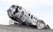 The abandoned wreck of a US military plane on Southern Iceland