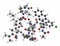 Abarelix drug molecule gonadotropin-releasing hormone, GnRH antagonist. Atoms are represented as spheres with conventional color