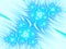 Abatrsact aqua blue white background. Frozen flowers