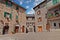 Abbadia San Salvatore, Siena, Tuscany, Italy: Piazza del mercato in the medieval village