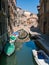 Abbandoned boats in Small Venetian Canal