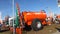 Abbey farm machinery Trade stalls at the National Ploughing Championships Co Carlow Ireland 19-09-19