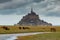 Abbey fortress Mont Saint Michel.