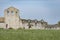 Abbey of the Most Holy Trinity in Venosa. View of unfinished church. Basilicata region, Italy