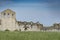 Abbey of the Most Holy Trinity in Venosa. View of unfinished church. Basilicata region, Italy
