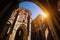 The Abbey of Saint Galgano (Abbazia di San Galgano), a Cistercian Monastery in Tuscany, Italy